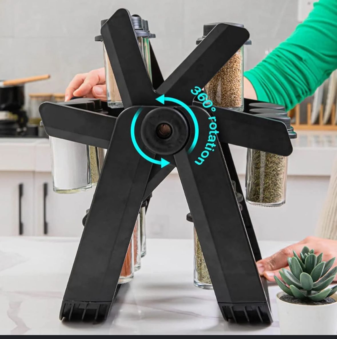 Ferris 18 Jar Rotating Spice Rack