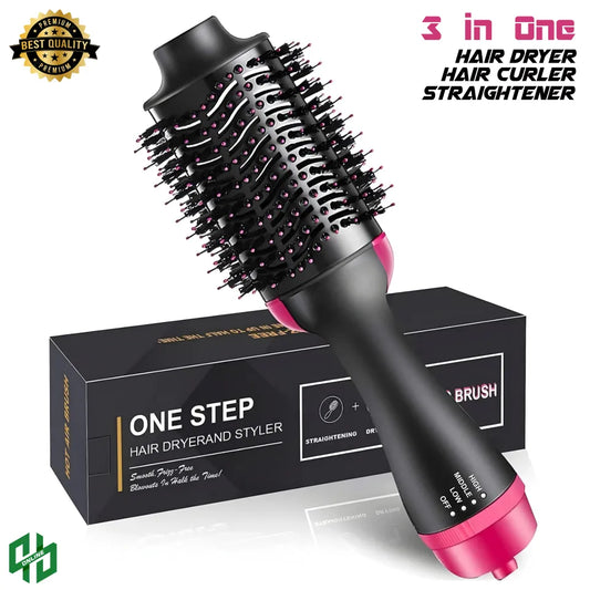 One Step 3 in 1 Hair Dryer & Styler | Hair Dryer & Volumizer | Hot Air Brush Hair Dryer