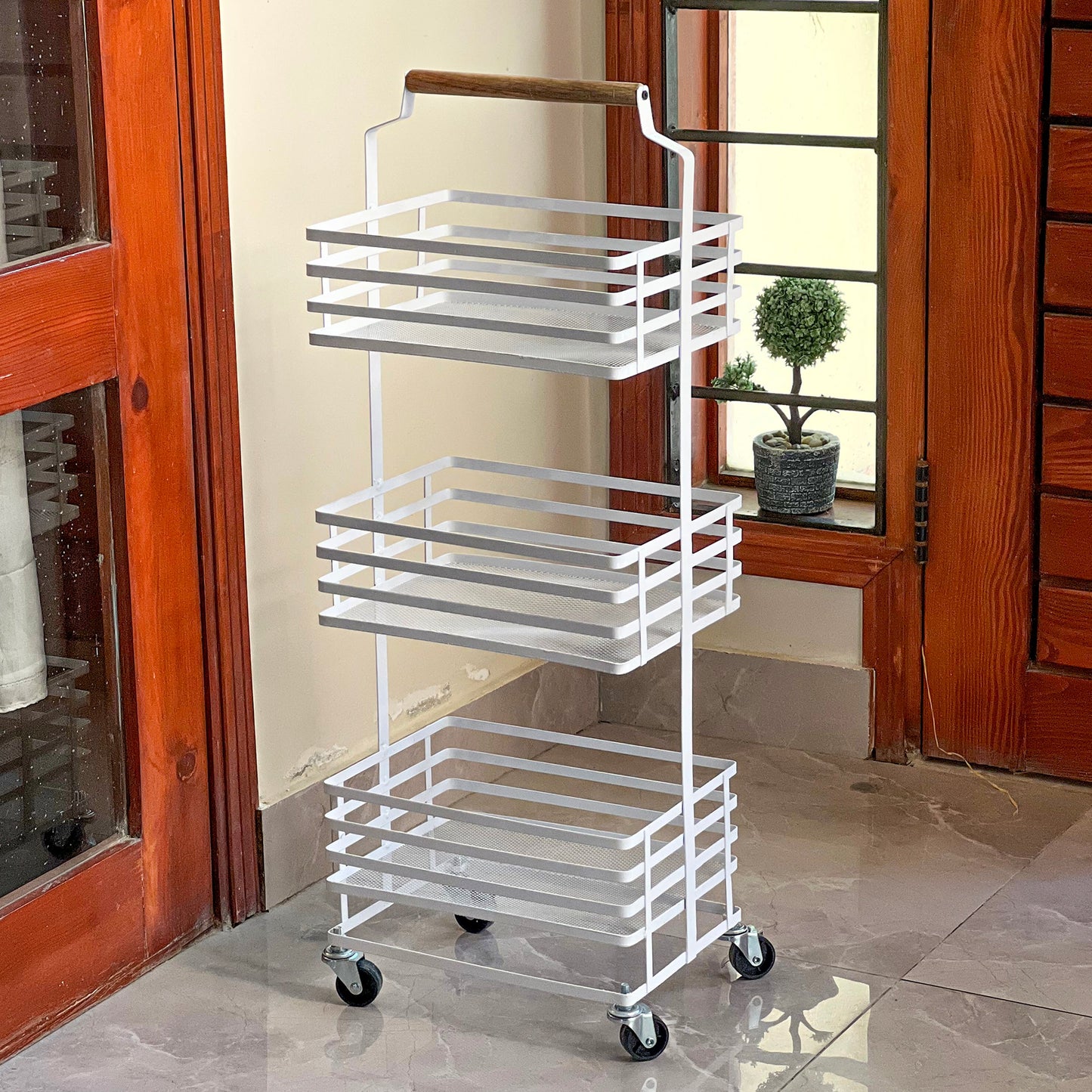 TrioStack Metal Rolling Cart by Matrix