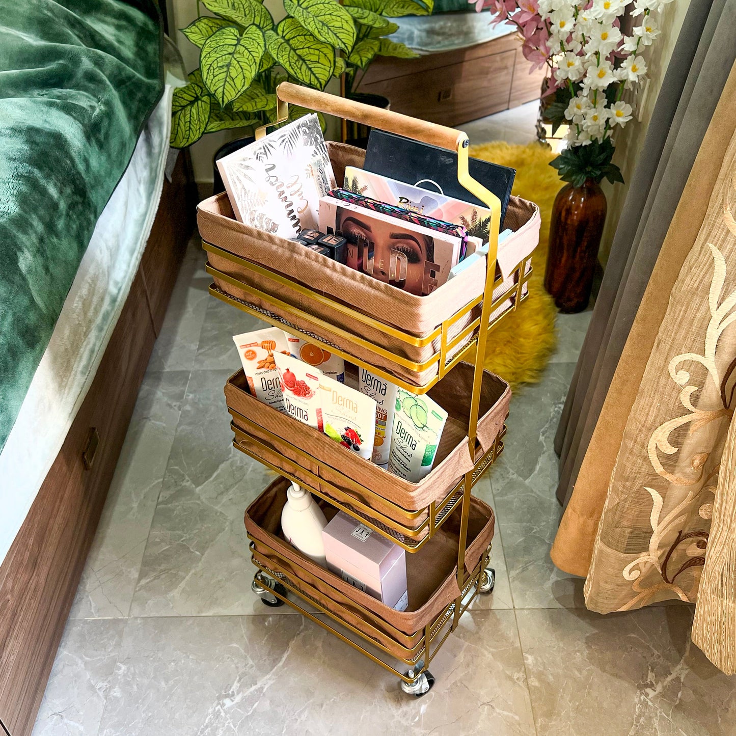 TrioStack Metal Rolling Cart by Matrix