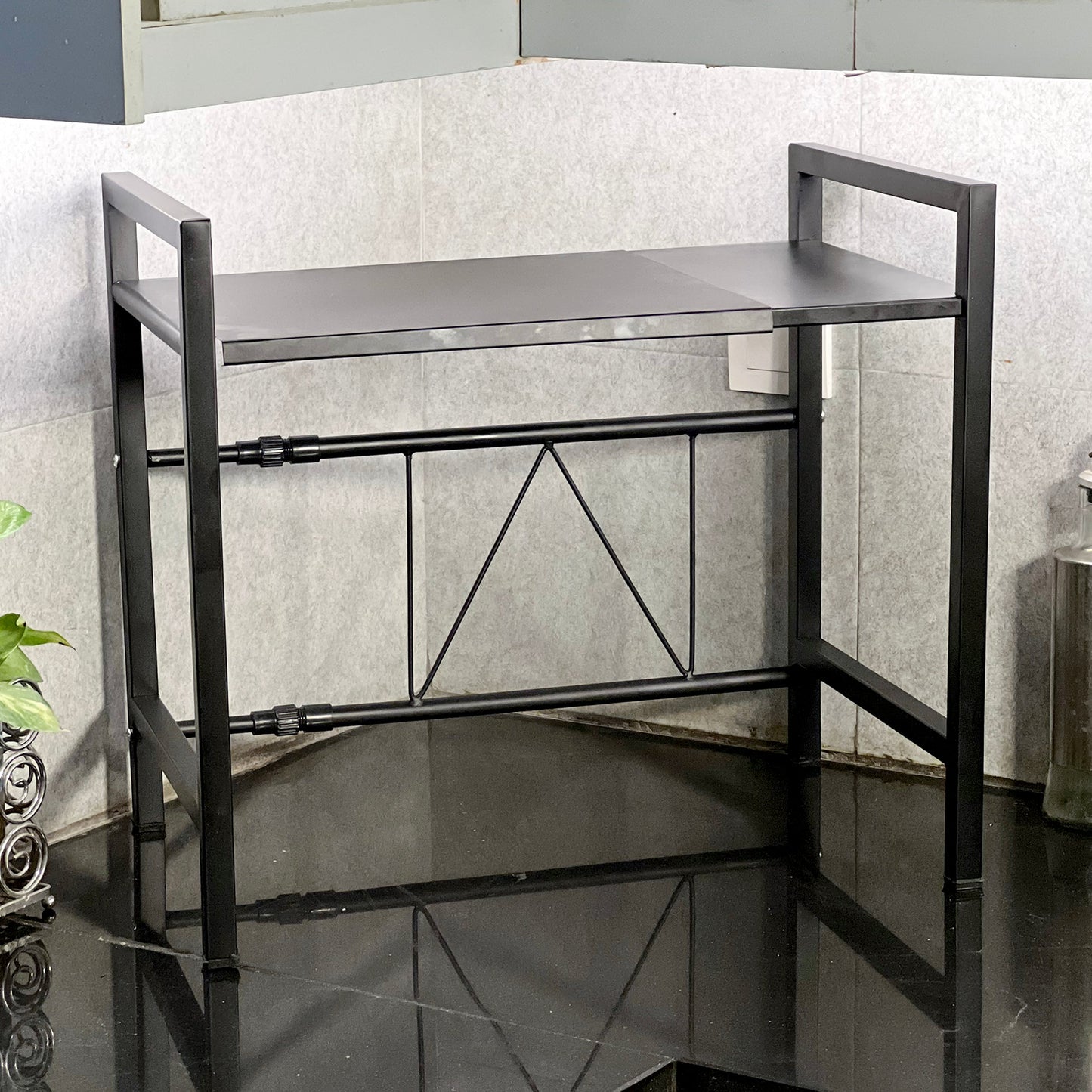 Adjustable Microwave Oven Shelf by Matrix