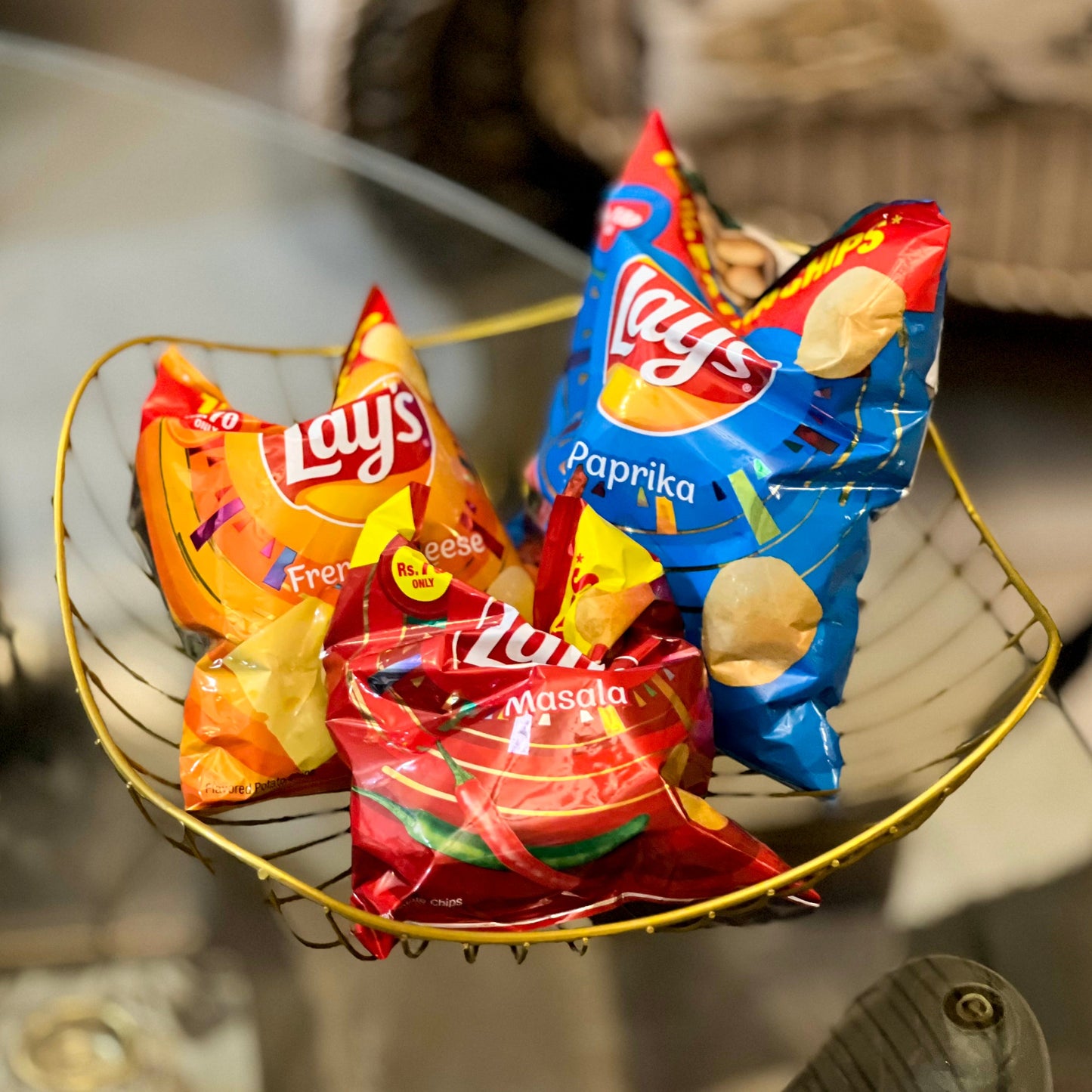 Golden SleekWave Multipurpose Tray by Matrix