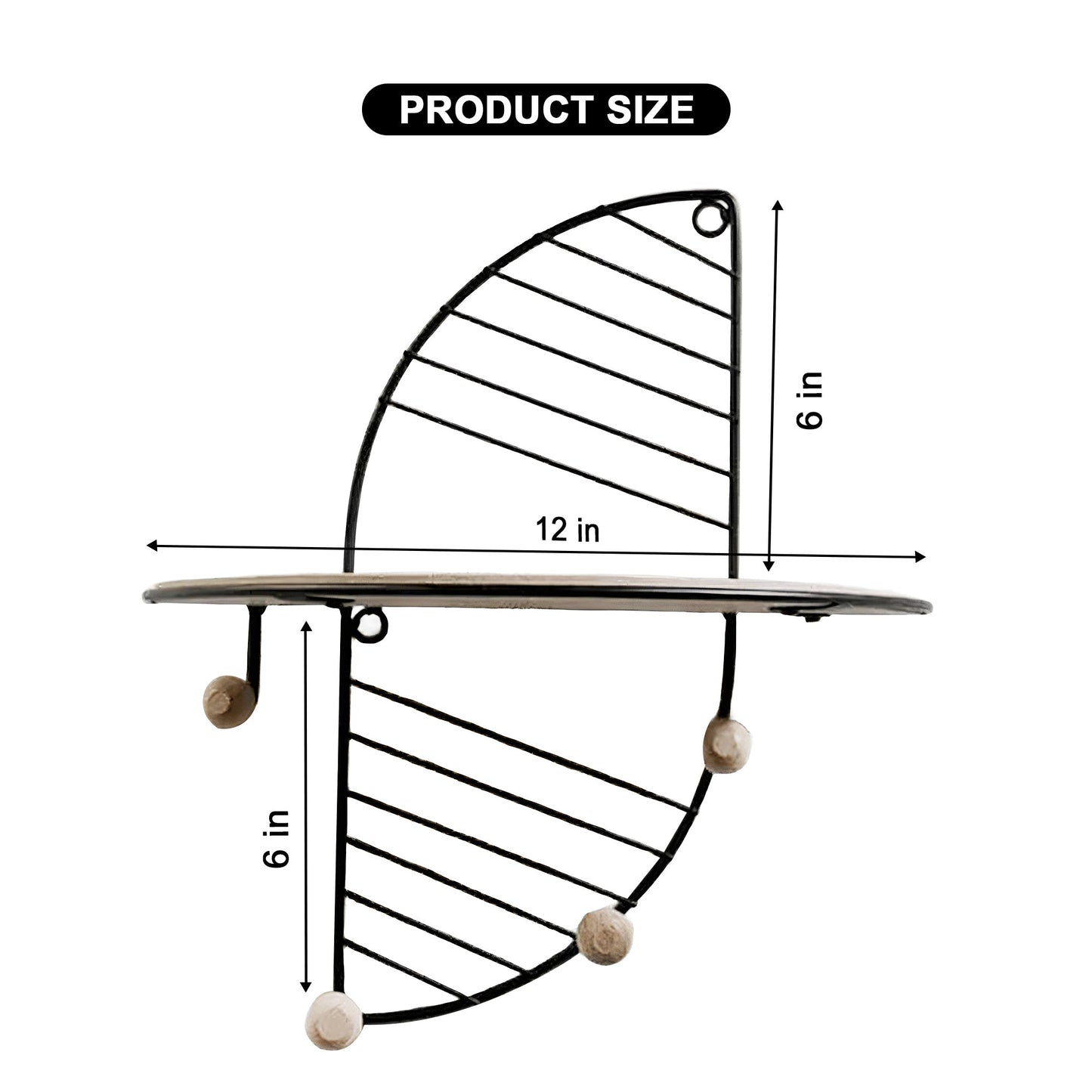 Metal Wall Mounted Storage Shelf