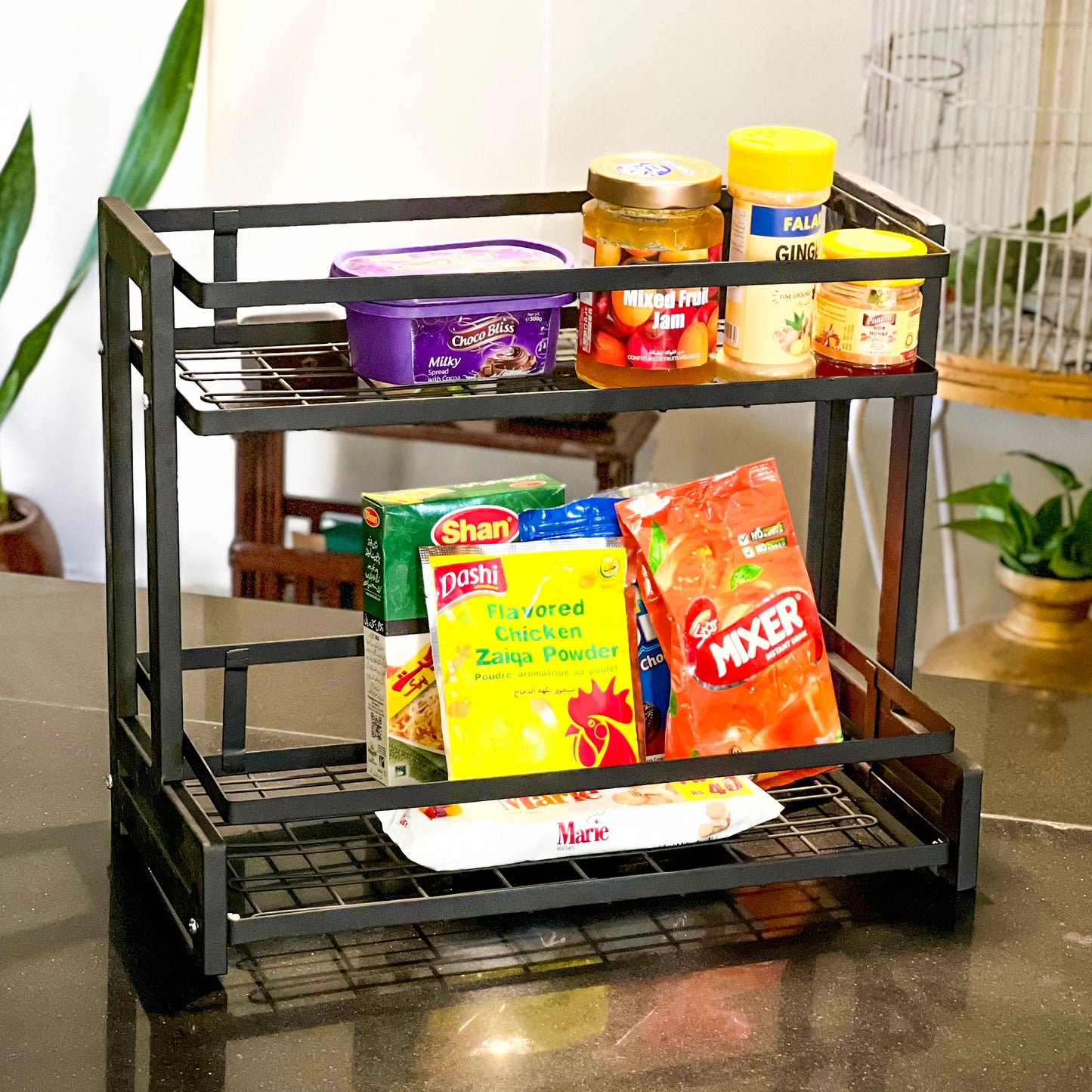 Multi-tiered Countertop Storage Rack by Matrix