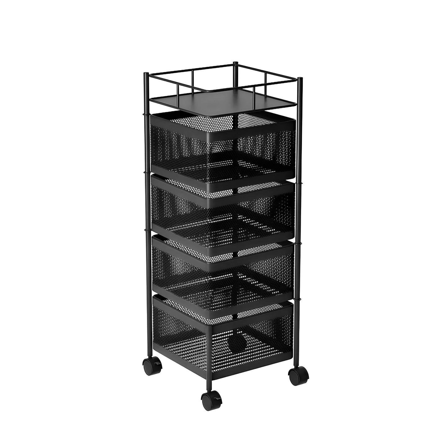 Premium Square Metal Trolley By MATRIX