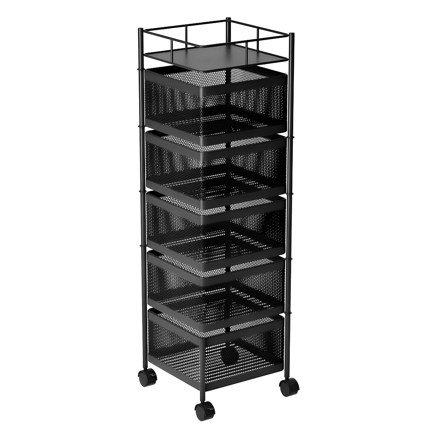 Premium Square Metal Trolley By MATRIX