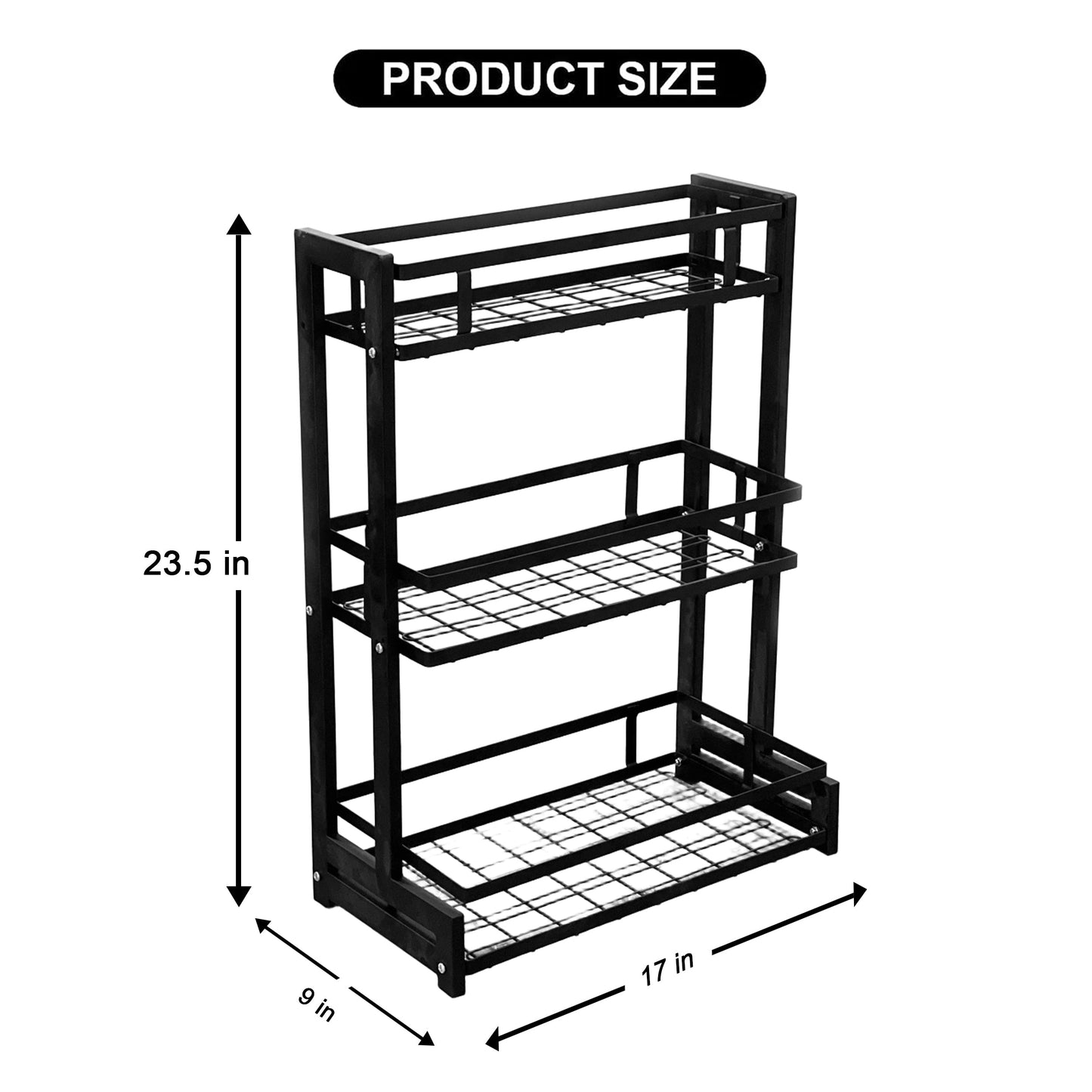 Multi-tiered Countertop Storage Rack by Matrix
