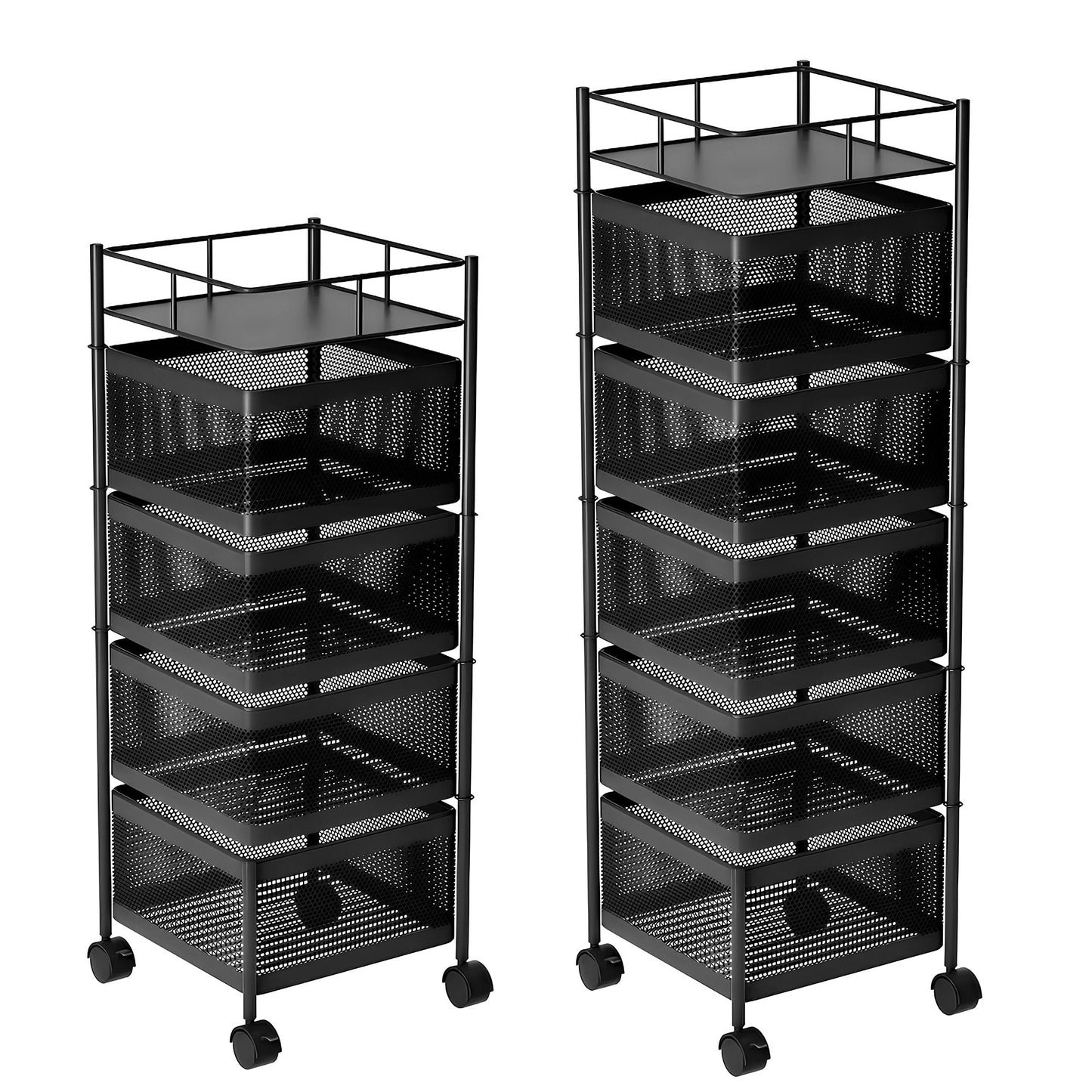Premium Square Metal Trolley By MATRIX