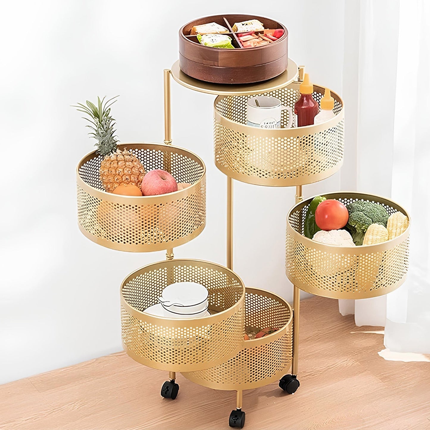 The Golden Edition Premium Metal Trolley by Matrix