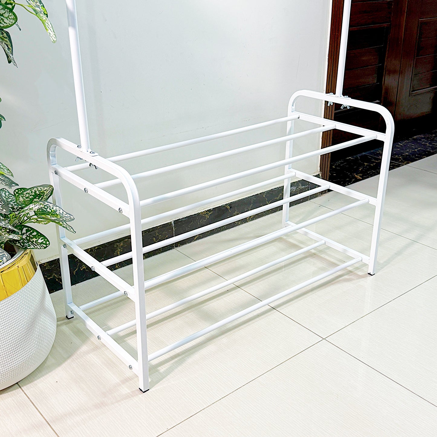 Metal Clothes & Shoes Organizer by Matrix