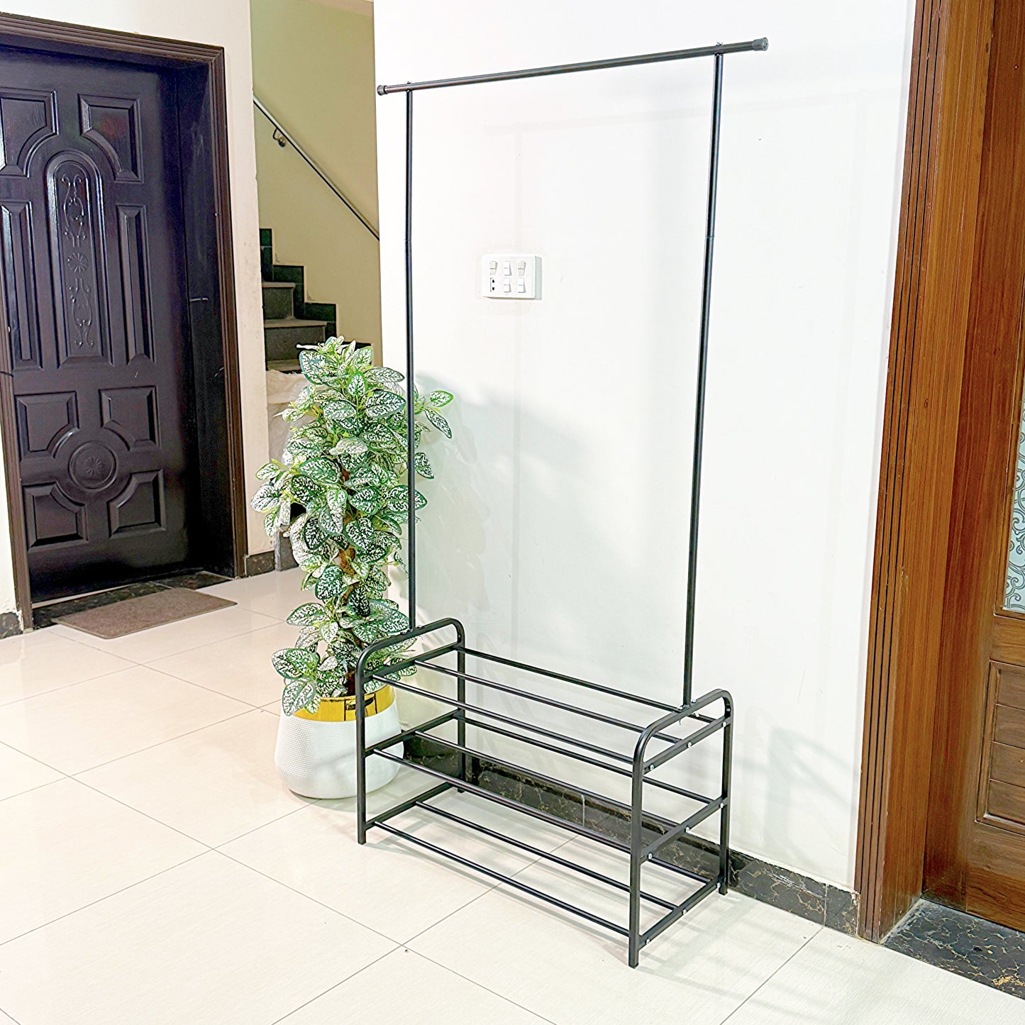 Metal Clothes & Shoes Organizer by Matrix